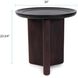 Bollack 24 X 23.75 inch Brown and Black Side Table